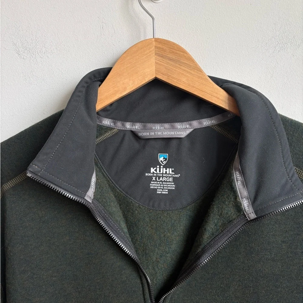KUHL  Revel Quarter-Zip Fleece Sweater XL